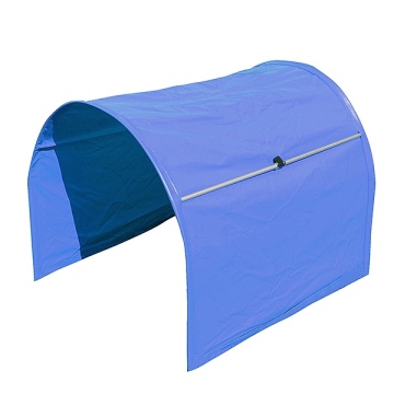 Tunnel ohne Boden Blau
